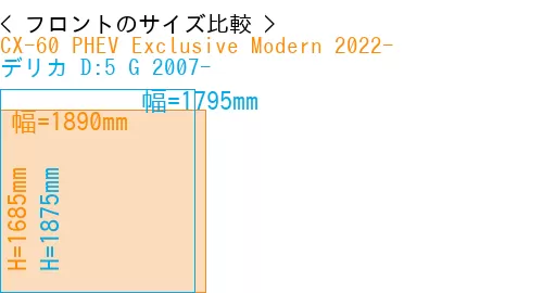 #CX-60 PHEV Exclusive Modern 2022- + デリカ D:5 G 2007-